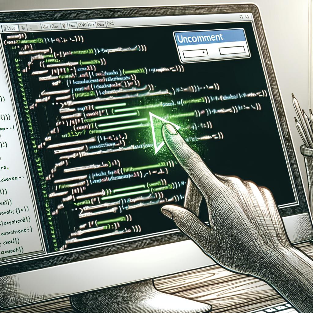 Mastering Code: How to Uncomment in Visual Studio